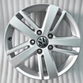 thumbnail image 5 of 4-pack - Volkswagen VW Center Caps / Wheel Hub Emblems - Car Silver, 5 of 5