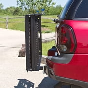 Wheelchair Scooter Carrier for Car Truck SUV, 2in Hitch, Long Ramp, 500 lb Cap, 48in x 28in Cargo Rack, Silver Spring