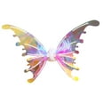 thumbnail image 4 of Alas de hada, alas de mariposa para niñas, suministros para fiestas, disfraz de Halloween, alas de ángel sin luz, 4 of 9
