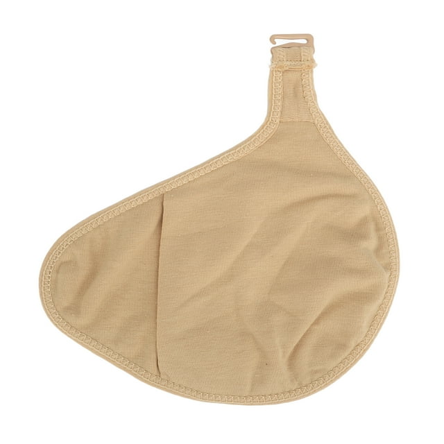 Bolsillo de Mastectomía de Algodón Eláste, Protector de Cómodo de Pecho de Silicona Con Diseño de Gancho, Para un Ajuste Seguro