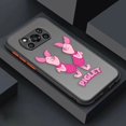 thumbnail image 3 of Funda mate para Xiaomi POCO X4 X3 X2 M4 M3 M2 F4 F3 GT F2 C40 CC9 PRO 4G 5G A3 MIX4 CIVI Funda Shell lindo Pink Piglet Anime, 3 of 5