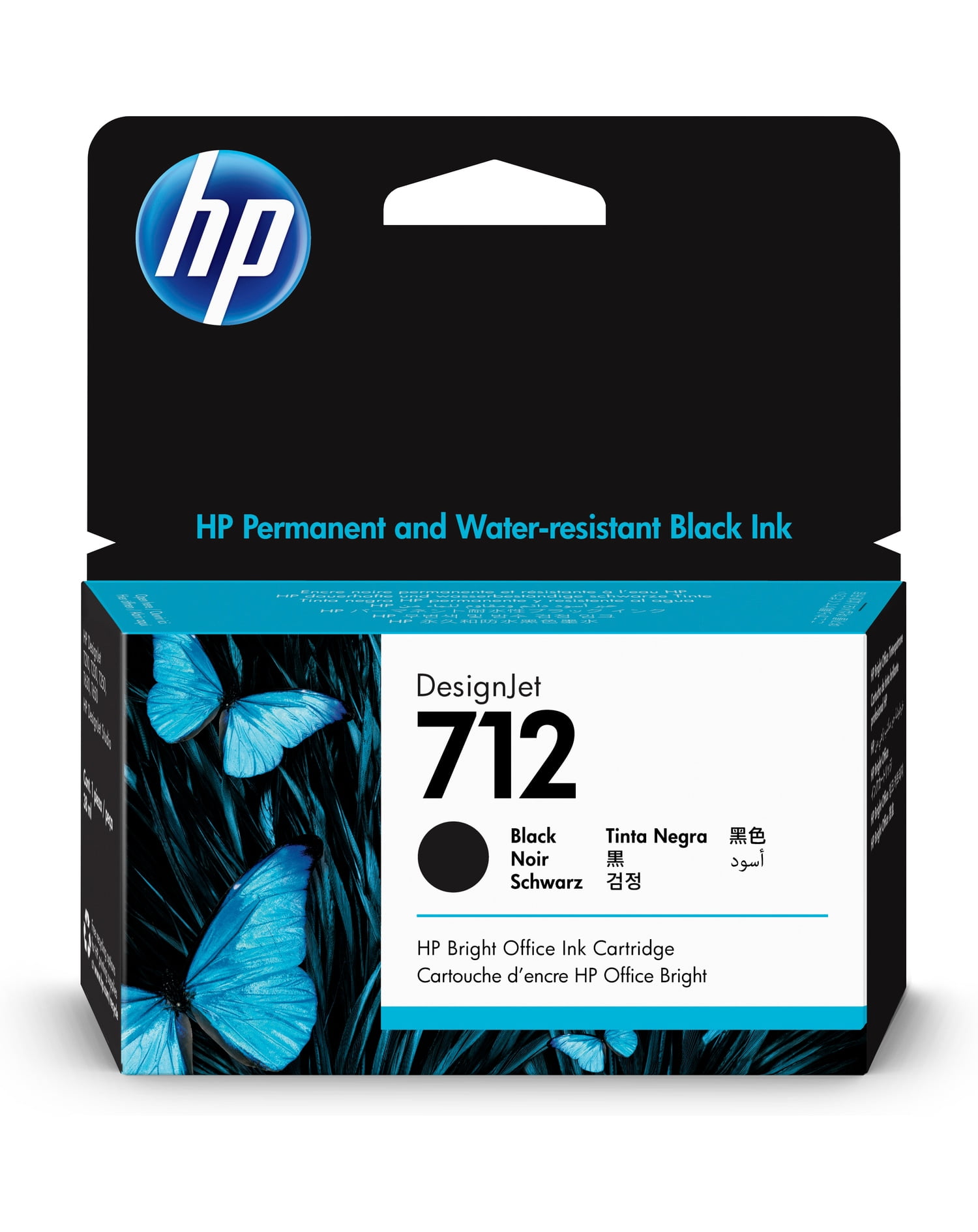 HP Designjet711Bブラック　80mm 38mm HP-711-80-ml-Black-DesignJet-