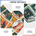 thumbnail image 6 of FORMRS Boys Pajama Pants with Pockets Size 9-10Y Kids Lounge Sleep Bottoms, Jungle Stamp, 6 of 8