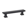 thumbnail image 2 of Emtek 86302US19 6 in. Geometric Rectangular Cabinet Pull, Flat Black, 2 of 2