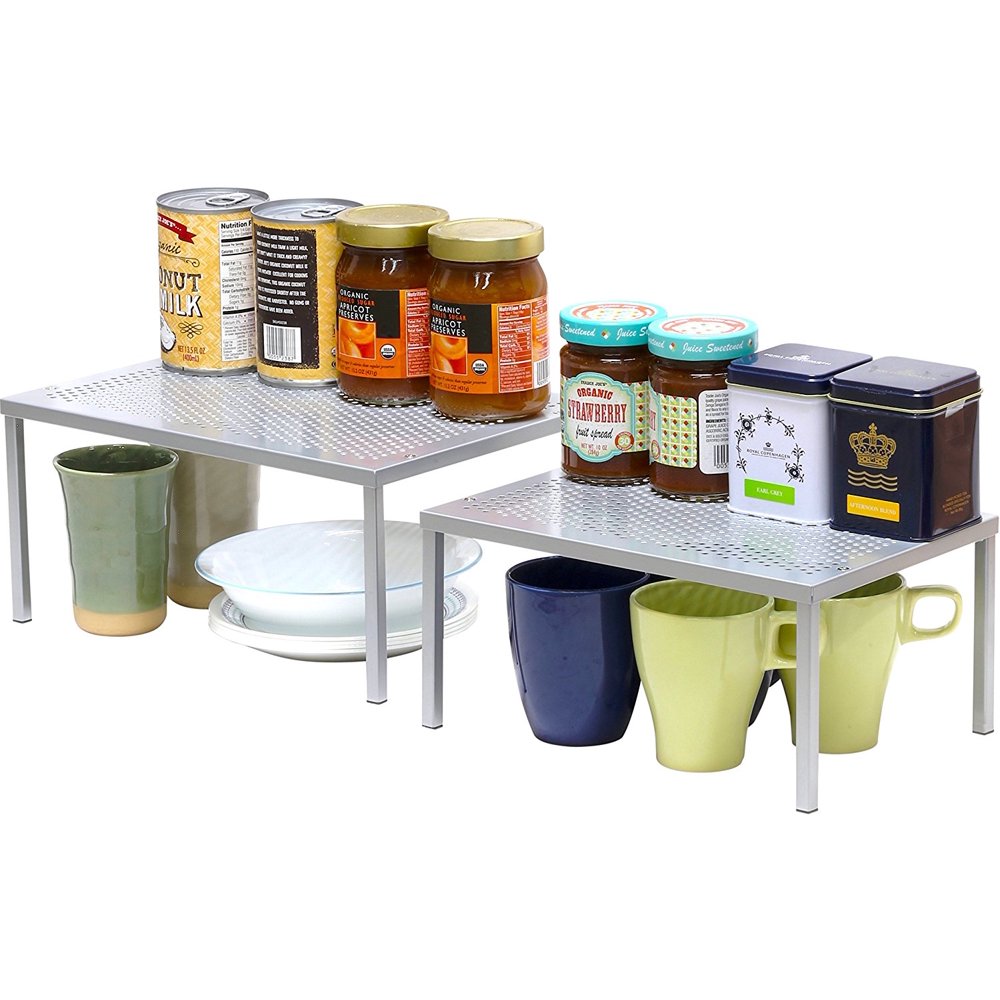 SimpleHouseware Expandable Stackable Kitchen and Counter Shelf