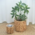 thumbnail image 3 of WIFKLSIIPG Pot de Rangement Tissé en Jacinthe d'Eau pour Balcon Fait à la Main Fleur, 3 of 6