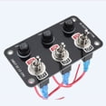 thumbnail image 6 of 3/6 Position Toggle Switch Panel On/Off with Marine Yacht 12V/24V Switch, 6 of 6