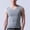 Grey, variant on Men Ice Silk Sleeveless Vest V-Neck Tank Top Underwear Undershirt Muscle T-Shirt