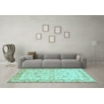 thumbnail image 3 of Ahgly Company Indoor Rectangle Oriental Light Blue Traditional Area Rugs, 3' x 5', 3 of 4