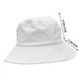 thumbnail image 6 of SikaFu Solid Color Bucket Hat for Women Foldable Sunscreen Panama Fisherman Hat Female Outdoor Sun Prevent Hat Travel Beach Cap, 6 of 6