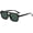 05 Bright Black/G15, variant on Retro Square Aviator Sunglasses for Women Men Trendy Rectangle 70s Sun Glasses