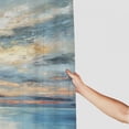 thumbnail image 3 of Shiartex Clouds Water Sky Printed Shower Curtain 100% Polyester Washable Bathroom Decoration with Hooks 36x72, 3 of 7