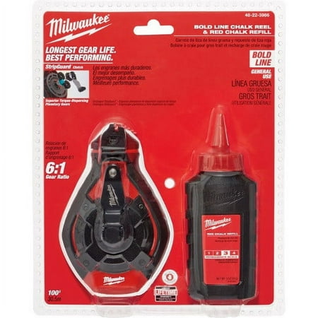 UPC: 0045242352784 | Milwaukee 48-22-3986 100 ft. Bold Line Kit with Red Chalk