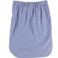 thumbnail image 2 of bar III Womens Striped High-Low Skirt, Blue, Small, 2 of 2