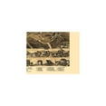 thumbnail image 2 of Historic Panoramic View - Uxbridge Massachusetts - Bigelow 1880 - Vintage Wall Art, 2 of 4