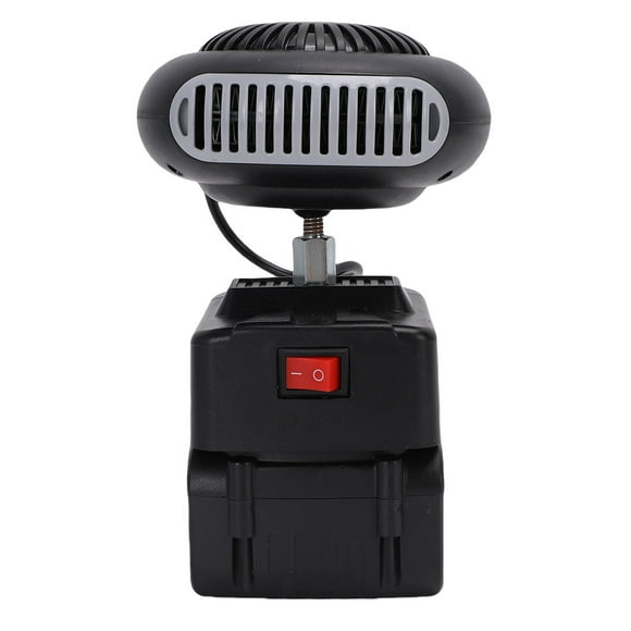 Portable Battery Powered Space Heater Cordless Car Heater Defogger Fan Quiet for Car Office Indoor Use