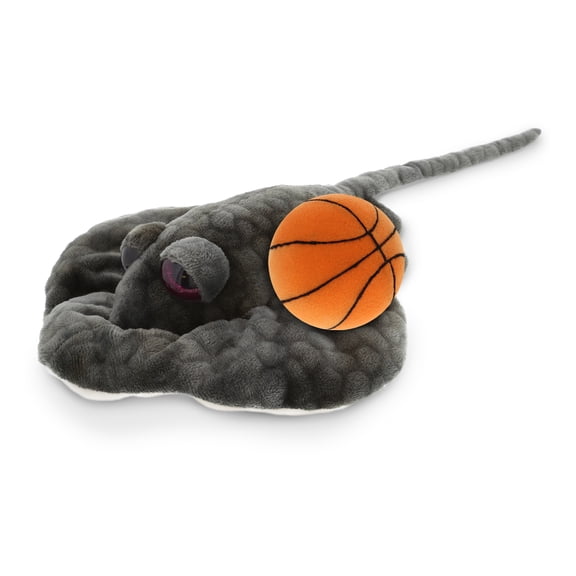 DolliBu Stingray Stuffed Animal with Basketball Plush - Soft Huggable Stingray, Adorable Playtime Plush Toy, Cute Wildlife Gift Plush Doll Animal Toy for Kids and Adults - 18.5 Inch