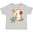 thumbnail image 3 of Inktastic 4th Birthday Outer Space Theme Boys or Girls Toddler T-Shirt, 3 of 5