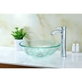 thumbnail image 2 of Anzzi LS-AZ065 Vieno Series Deco-Glass Vessel Sink in Crystal Clear Floral, 2 of 5