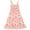Pink, variant on Hello Kitty Floral Square Neck Smocked Cami Maxi Dress Little Kid to Big