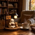thumbnail image 6 of Cute Ghost Reading Lamp, Under Tree Spooky Cute Night Light, Book Lover Desktop Halloween Ornament, Lamp for Bedroom Desk Halloween Home Decor, 6 of 7