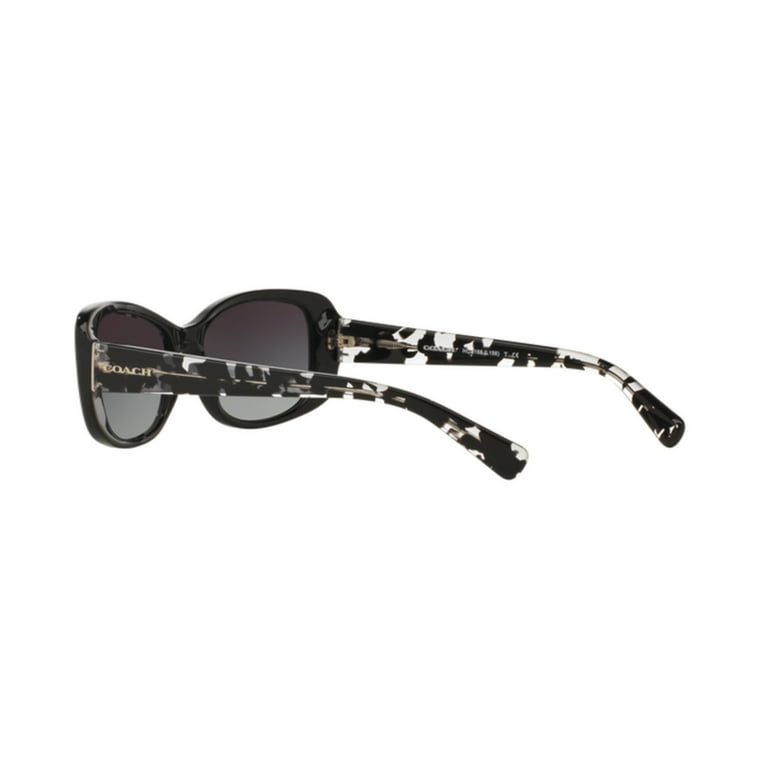 Coach Women's Sunglasses HC8168 56mm Black/Black Crystal Mosaic