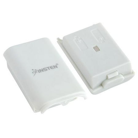 Insten 2X Battery Pack Case Shell KIT for Xbox 360 Controller White US