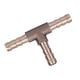thumbnail image 4 of BOROCO Conector de manguera de combustible, conector de púas de manguera de combustible de pieza en T de 3 vías, conector de unión de manguera de combustible de pieza en T de latón de 3 vías(6mm), 4 of 14
