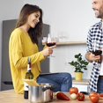 thumbnail image 4 of Pieces Wine Pourer, Wine Pourer with Wine Stopper, Stainless Steel Wine Pourer, Safe and Pollution-Free, Durable, Not Easy to Rust, for Pouring Wine（9.5*3*1.9cm）, 4 of 4