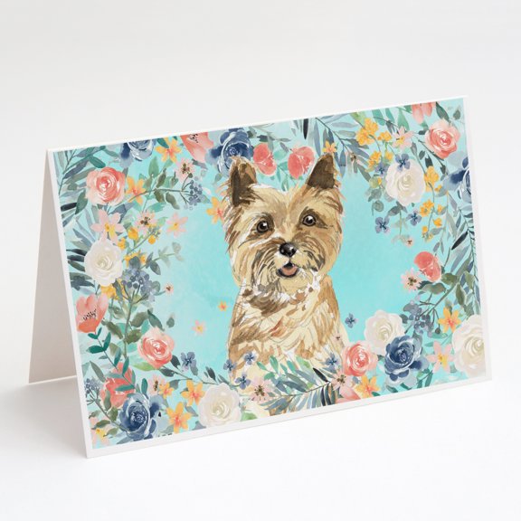 Cairn Terrier Greeting Cards and Envelopes Pack of 8