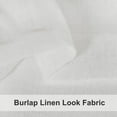 thumbnail image 3 of EcoNesxp Burlap Linen Tulle Curtains for Living Room 2 Piece Ivory 95 Inch 54 x 95 Inch, 3 of 5