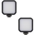 thumbnail image 1 of Estbridge 2pcs Camera Light Rechargeable Led Video Light Dimming Lighting Portable Led Light, 1 of 6