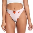 thumbnail image 1 of Balery Strawberry Tangas de Algodón para Mujer con Estampado – Ropa Interior Sexy, Transpirable, G-string-Medium, 1 of 6