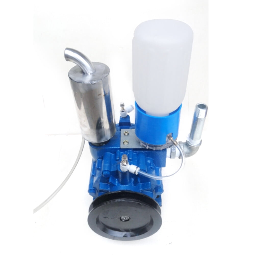 250L/min Modern Vacuum Pump For Cow Milking Machine Fits For Farm Cow Sheep Goat Blue 10.24*10.24*15.75