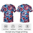 thumbnail image 3 of Rebaike Tie-Dye T-shirt American Flag Graphic Tee Shirt, 3 of 7