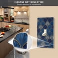 thumbnail image 5 of Light Switch Cover Switch Plate Outlet Cover Plug Cover for Electrical Unused Outlet Cover Dark Blue Fan-shaped Pattern, 5 of 6