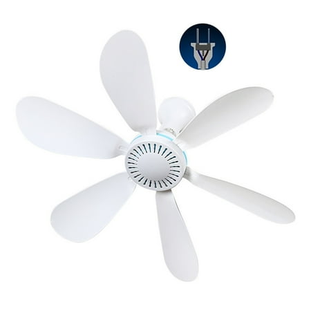 

White Fan 120cm Cable 16.7inch Bedroom Hanging Fan AC 220V 10W Ceiling Fan