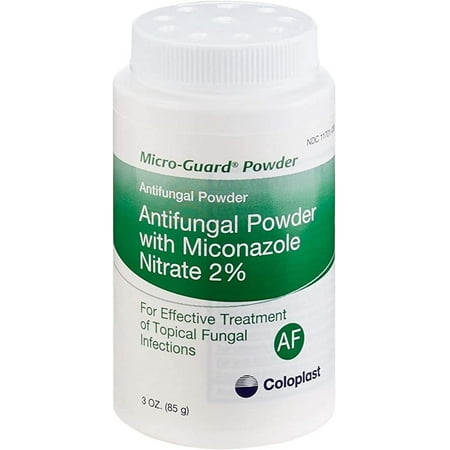 Coloplast Micro-Guard Antifungal Miconazole Powder with Miconazole Nitrate 2%, 3 oz, 2 Pack