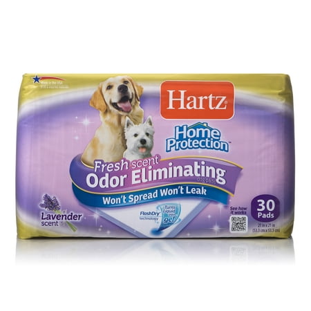 Hartz Home Protection Odor-Eliminating Dog Pads, 30 Ct