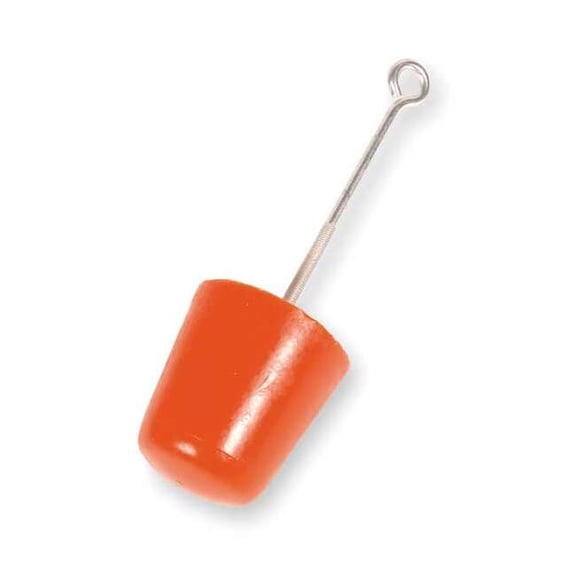 Ultratech Drain Plug,Orange,6 In 2117