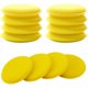 thumbnail image 1 of Esponja para pulir el coche, 12 Uds. Almohadillas de encerado para el coche, almohadillas de pulido de microfibra para limpiar el vidrio del vehículo del coche (amarillo),, 1 of 5