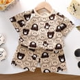thumbnail image 2 of TBWNWG Girls Outfits Set for Summer - Short Sleeved T-Shirt with Matching Shorts Two Piece,Sizes 4-5 Years, 2 of 3