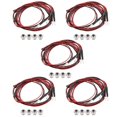 thumbnail image 5 of 4 3mm RC LED Light Kit for 1/10 RC Car Truck Crawler RC Model Drift Car Headlight Taillight , White and Red, 5 of 5