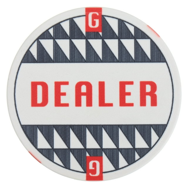 Bouton de Poker en Céramique pour Jeu de Fête, Bouton de Dealer de Cartes, Accessoire de Poker