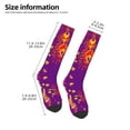 thumbnail image 2 of Naloa Bright Textured Animal Knee Socks, High Socks Long Stretchy Sock Women Knee High Stocking, Long Socks for Women, 2 of 6