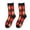 Black, variant on Women Mid Tube Socks Autumn Winter Warm Home Footwear Plaid Pattern Fashion Casual Daily Hosiery Comfort Black