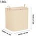 thumbnail image 2 of Bolsa Organizadora De Gran Capacidad, Tipo Cesta De Tela a Rayas, Ideal Para Guardar Ropa, Edredones Y Artículos Del Hogar. Cierre De Cremallera Resistente Y Asa Portátil., 2 of 9