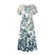 thumbnail image 3 of Vestido de Manga Corta para Mujeres Vestido de Verano de Cuello Redondo Impreso, Poliéster de Tamaño Verdadero Diario Y Vestido de Fiesta, 3 of 5