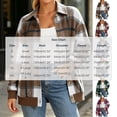 thumbnail image 2 of Perfectbot Women's Plaid Shacket, Button Down Shirt Jacket with Ribbed Hem, Relaxed Fit Fall Outerwear, 2 of 6