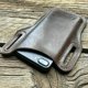 thumbnail image 3 of Funda para teléfono para hombre, funda para teléfono móvil, funda con lazo, cinturón, riñonera de cuero, monedero, cartera para teléfono, bolsa para correr, bolsas de viaje para acampar, pequeña, co, 3 of 5